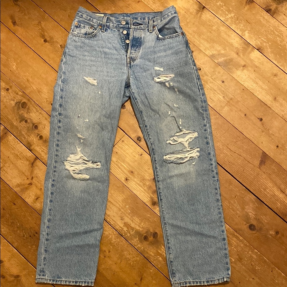 Levi's Blue Straight Leg Jeans Classic Style